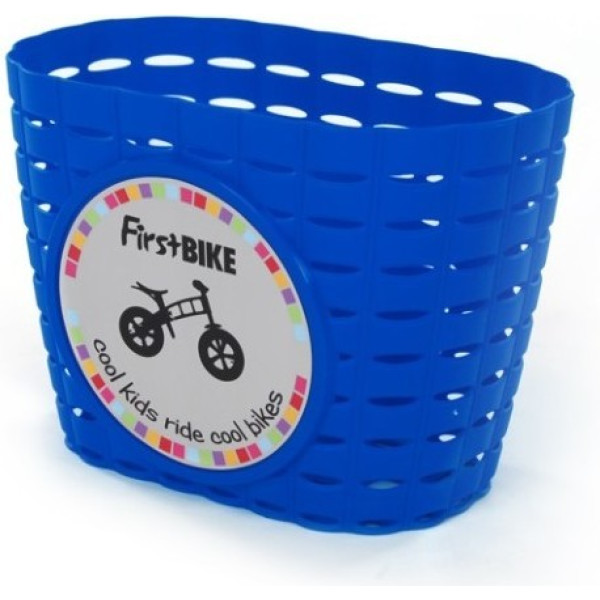 First Bike Firstbike Basket Blue Incl. Straps&sticker