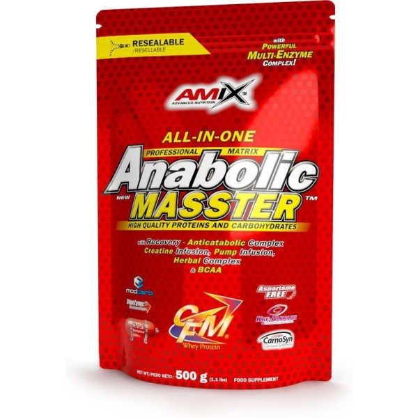Amix Anabolic Masster Doypack 500 gr Proteínas Aumenta la Fuerza
