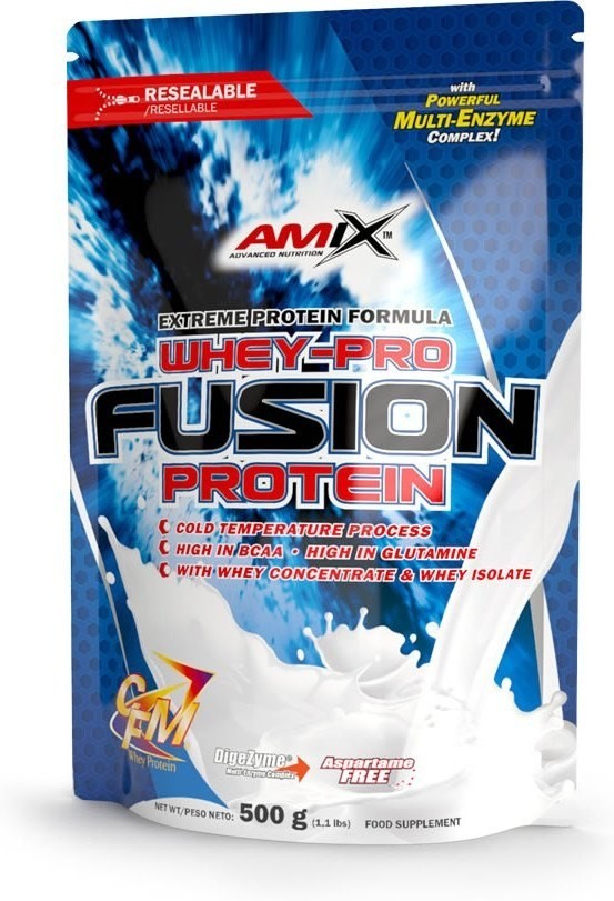 Amix Whey-Pro Fusion Doypack 500 Gr GeÃ¯Soleerde Whey ProteÃ¯Ne Smaak Vanille-image