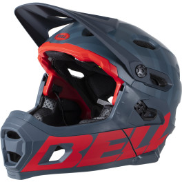Bell Casco Super Dh Mips Spherical Prime Azul Mate - Rojo