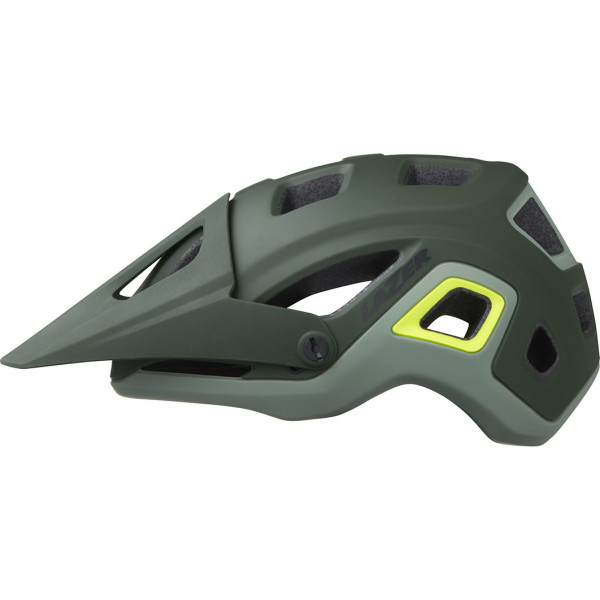 Lazer Casco Impala Matte Dark Green F-yellow