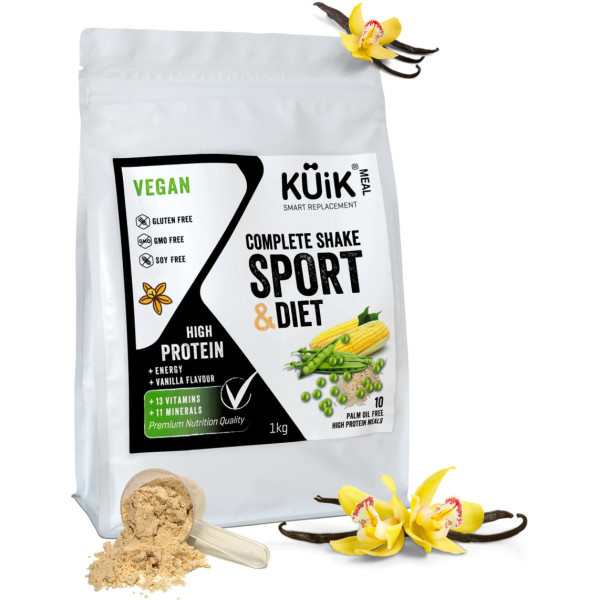 Küik Küik® Sport - Batido Alto En Proteína. Nutrición Equilibrada Para El Deporte Y Una Dieta Saludable. Vegan