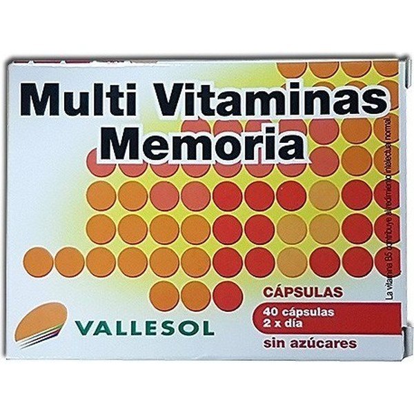 Vallesol Multivitaminas Memoria 40 caps