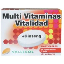 Vallesol Multivitaminas + Ginseng 24 comp