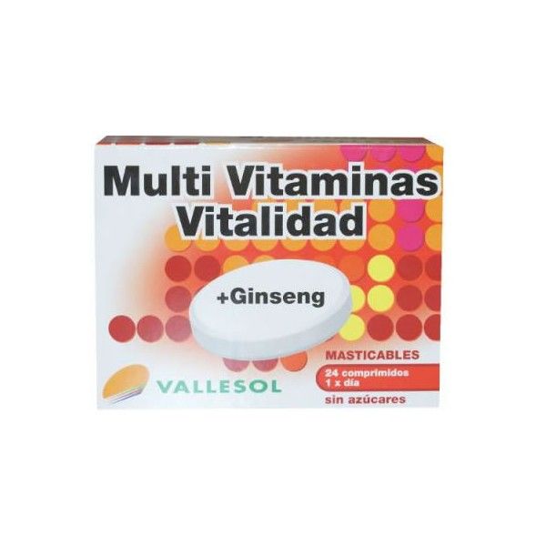 Vallesol Multivitaminas + Ginseng 24 comp