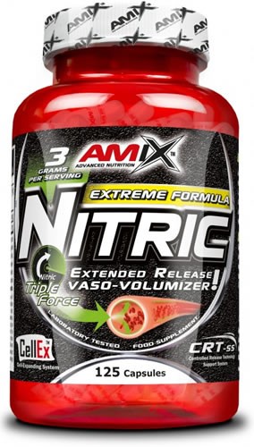 Amix Nitric 125 Caps - Aide Ã La RÃ©CupÃ©Ration Physique Et Ã La Congestion Musculaire-image