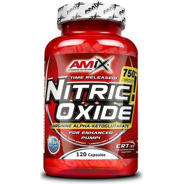 Amix Nitric Oxide 120 Capsules - Reduces Fatigue / Vasodilator Effect