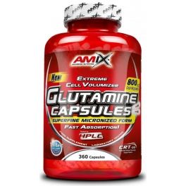 Amix Glutamina 360 caps - Contribui para a Ação Antioxidante e Promove a Recuperação Muscular