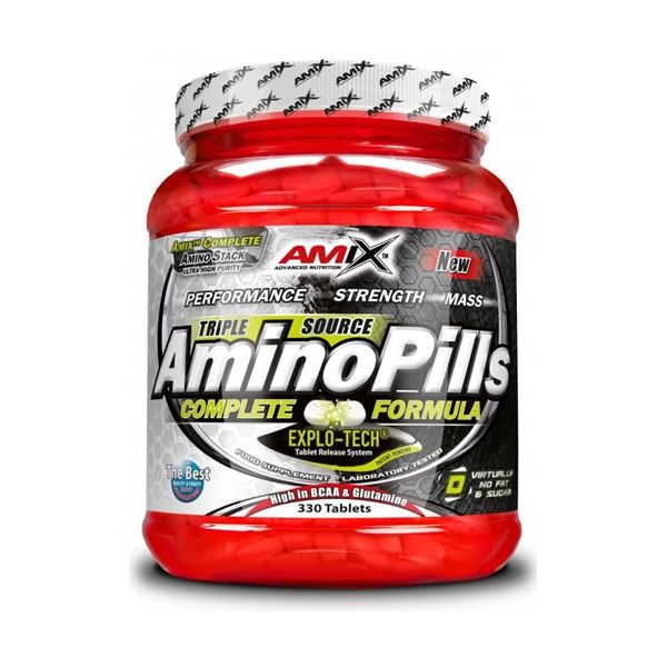Amix Amino Pills 330 tabl - Based on Pure Amino Acids with High Concentration / Explo-Tech