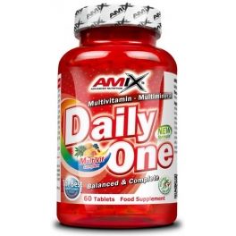 AMIX Daily One 60 Comprimidos - Contém Vitaminas e Minerais - Grande Aporte de Energia
