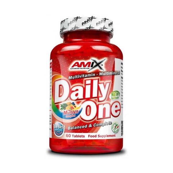 AMIX Daily One 60 Tablets - Contains Vitamins and Minerals - Great Contribution of Energy