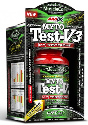 Amix Musclecore Myto Test V3 90 Caps Aumenta A Massa Muscular-image