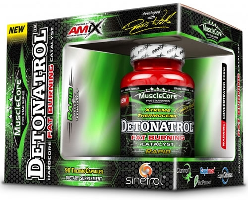 Amix Musclecore Detonatrol Fat Burner 90 Caps Queimador De Gordura Elimina A RetenÃ§Ã£O De LÃ­Quidos Aumenta O Metabolismo-image
