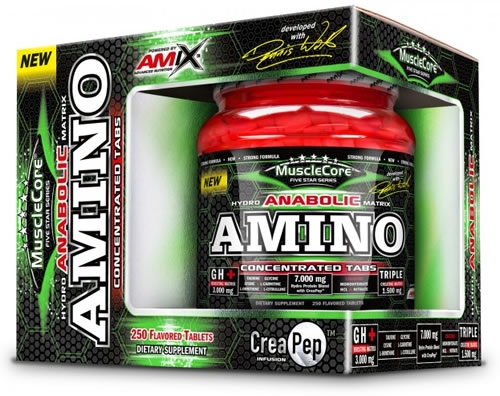 Amix Musclecore Anabole Amino Met Crea Pep 250 Tabl-image