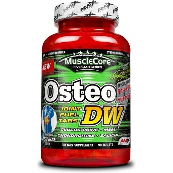 Amix MuscleCore Osteo DW 90 Tabletten - Trägt zum Schutz der Gelenke bei / Enthält Glucosamin und Vitamin C