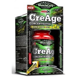 AMIX MuscleCore CreAge Concentrated 120 Capsules - Formule met Creatine Hydrochloride - Verhoogt kracht en uithoudingsvermogen