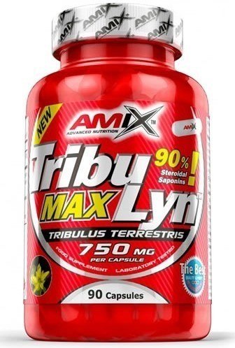 Amix Tribulyn 90% Tribulus Terrestris 90 CÃ¡Psulas - Aumenta A ForÃ§A E Os NÃ­Veis De Testosterona / Desenvolve A Massa Muscular-image