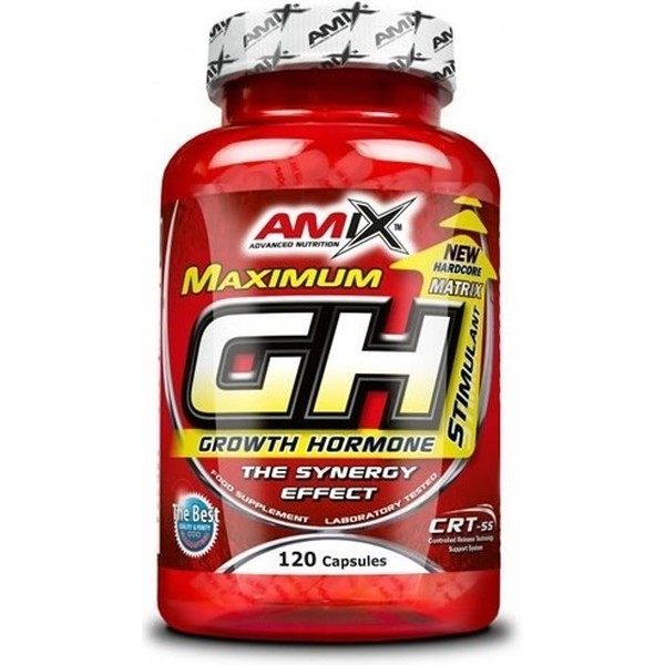 AMIX GH 120 Capsules - Sports Supplement - Contains L-Arginine - Enhances Muscle Mass Development