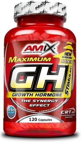 Amix Gh 120 CáPsulas - Suplemento Deportivo - Contiene L- Arginina - Potencia El Desarrollo De Masa Muscular-image
