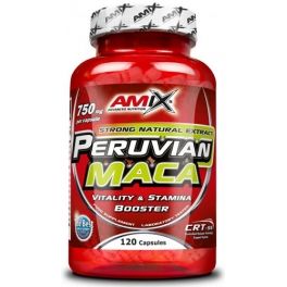 Amix Peruvian MACA 120 caps - Draagt bij aan het verhogen van het libido, bevordert de toename van energie en uithoudingsvermogen