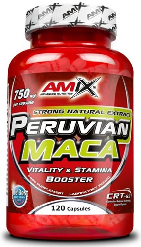 Amix Peruvian Maca 120 Caps - Contribue Ã Augmenter La Libido, Favorise L'augmentation De L'Ã©Nergie Et De L'endurance-image