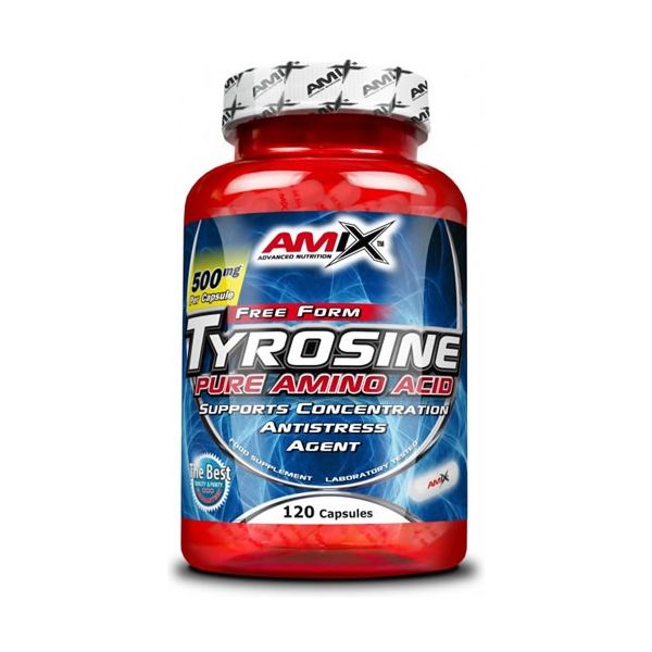 Amix Tyrosin 120 Kapseln - Fördert den Abbau von Körperfett