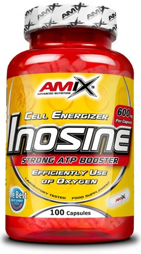 Amix Inosin 100 Kapseln â€“ ErhÃ¶Ht Die ZellulÃ¤Re Sauerstoffversorgung + Muskelregeneration-image