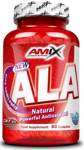 Amix ALA - Acide Alpha LipoÃ¯que 60 Caps / Antioxydant Naturel - Favorise le DÃ©veloppement de la Masse Musculaire-image