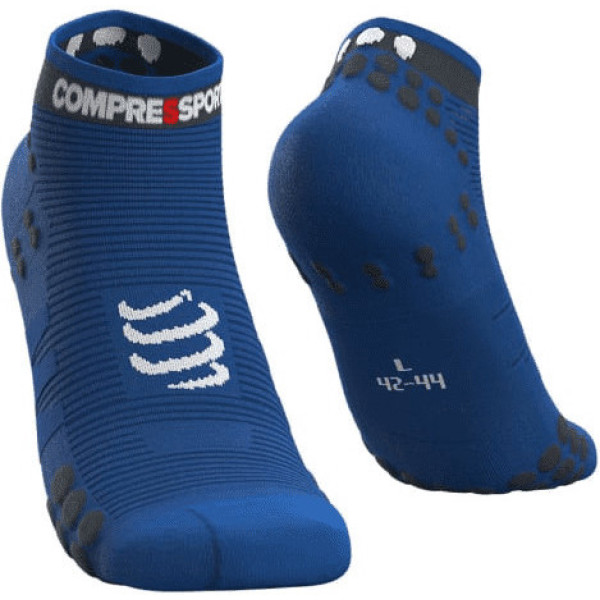 Compressport Calcetines Pro Racing Socks V3.0 Run Low Azul Cian