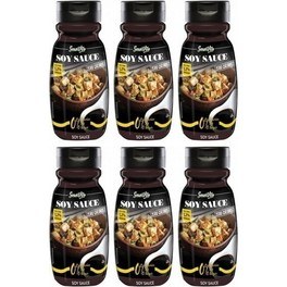 Servivita Salsa Di Soia Senza Calorie 6 Bottiglie x 320 Millilitri