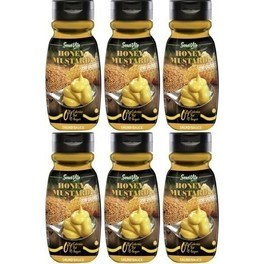 Servivita Senf-Honig-Sauce ohne Kalorien 6 Gläser x 320 Milliliter