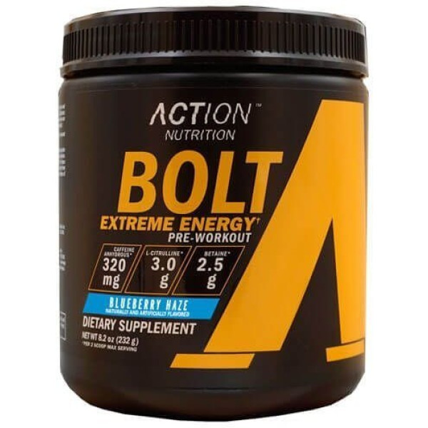 Action Nutrition Bolt Énergie Extrême 232 Gr