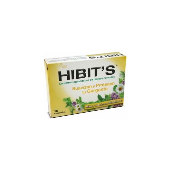 Hibit's Caramelos de Miel y Limon con Vitamina C 16 caramelos