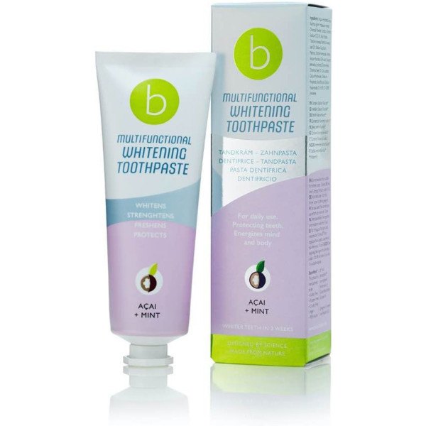 Beconfident Dentifricio Sbiancante Multifunzionale Acai+Menta 75 ml Unisex