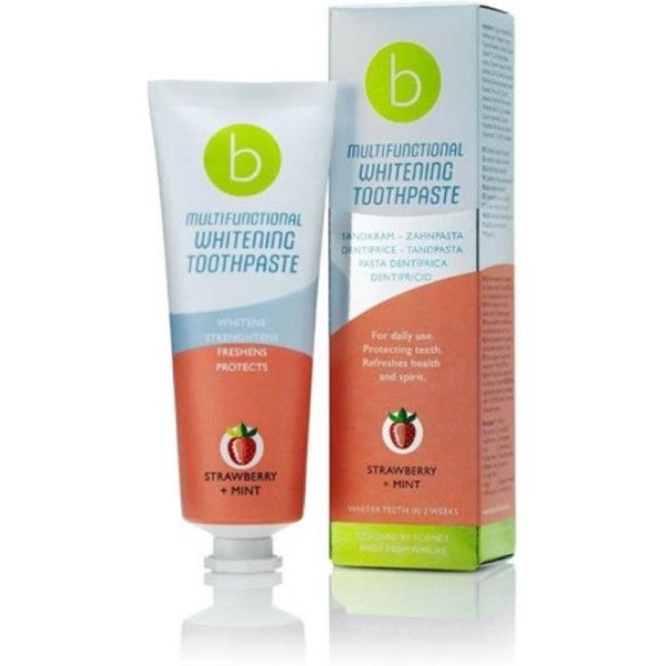 Beconfident Dentifrice blanchissant multifonctionnel fraise+menthe 75 ml unisexe