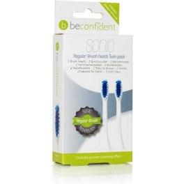 Beconfident Sonic Toothbrush Heads Regular Branco Lote 2 Peças Unissex