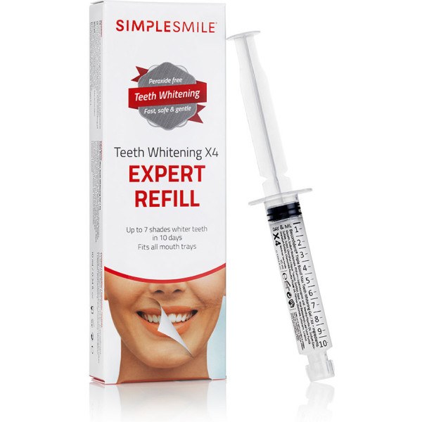 Beconfident Simplosmile Teeth Whitener x4 Refill Expert Unisex