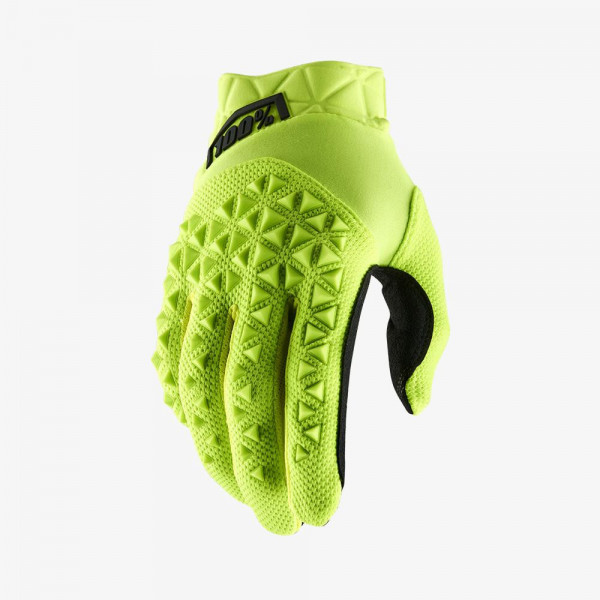 100% Airmatic Glove Yellow/black