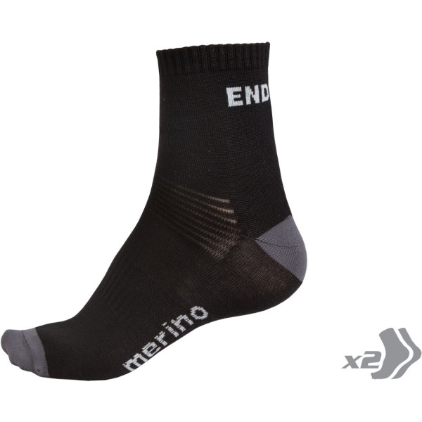 Endura Baabaa Merino Calcetines  Negro - Negro Hombre