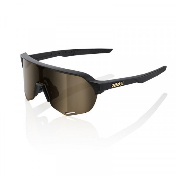 100% S2 Matte Black Soft Gold Lens