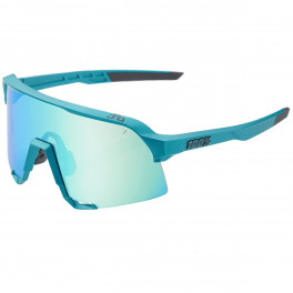 100% S3 - Peter sagan le Blue Topaz - Blue Topaz Multilayer Mirror Lens