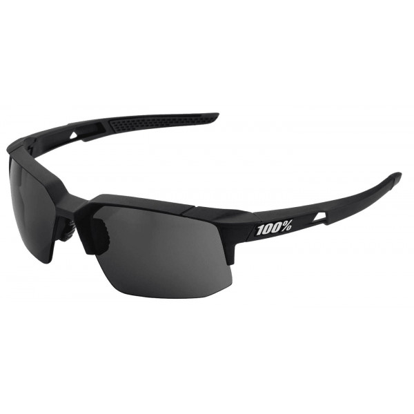 100% Speedcoupe Soft Tact Black Smoke Lens