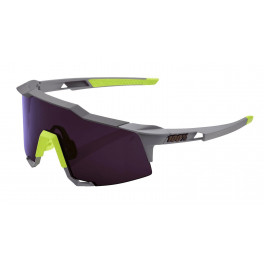 100% Speedcraft - Soft Tact Midnight Mauve - Dark Purple Lens