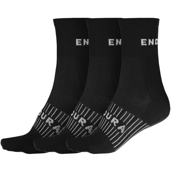 Endura Coolmax® Race (triple Pack) Negro Hombre - Calcetines