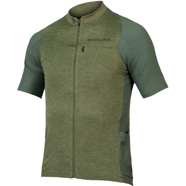 Endura Maillot Gv500 Reiver S/s Verde Oliva Hombre