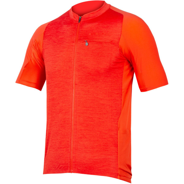 Endura Maillot Gv500 Reiver S/s Pimenton Hombre