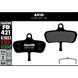 Galfer Bike Advanced Brake Pad Avid Code (07-10)