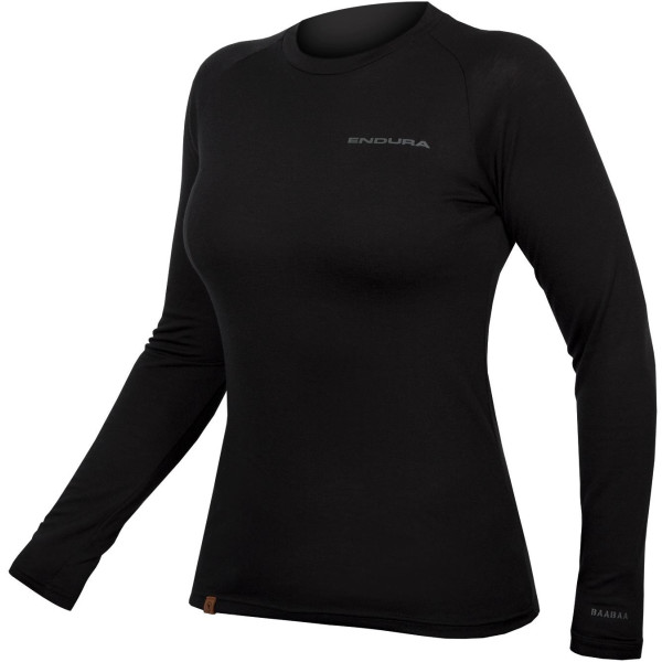 Endura Camiseta Interior De Mujer Baabaa M/l Negro Mujer