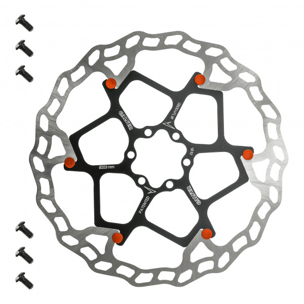 Galfer Bike Mtb Disc Wave Floating ø180mm Orange Pins