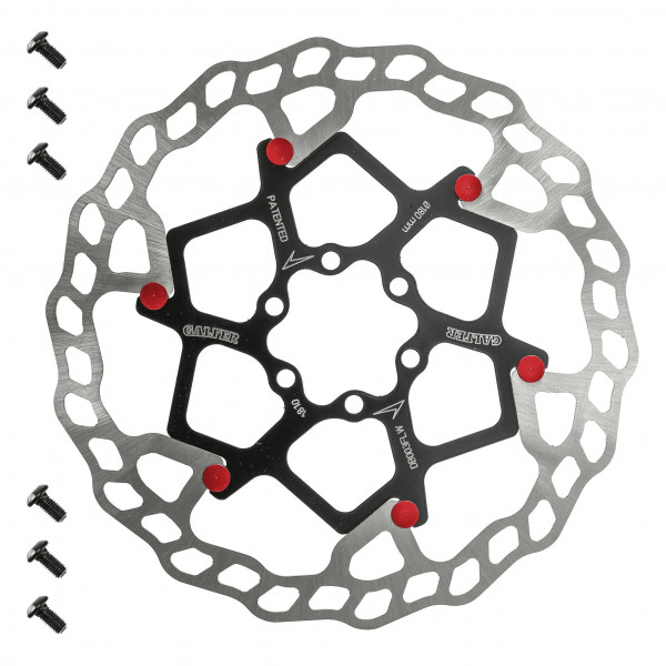 Galfer Bike Mtb Disc Wave Floating ø180mm Red Pins